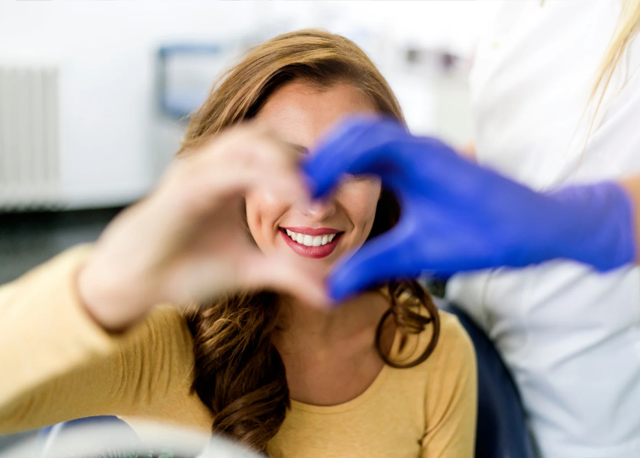 Fotografie zubního lékaře při práci